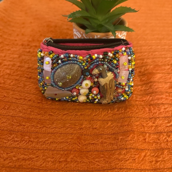 Colorful Beaded Coin Purse - Picture 11 of 16